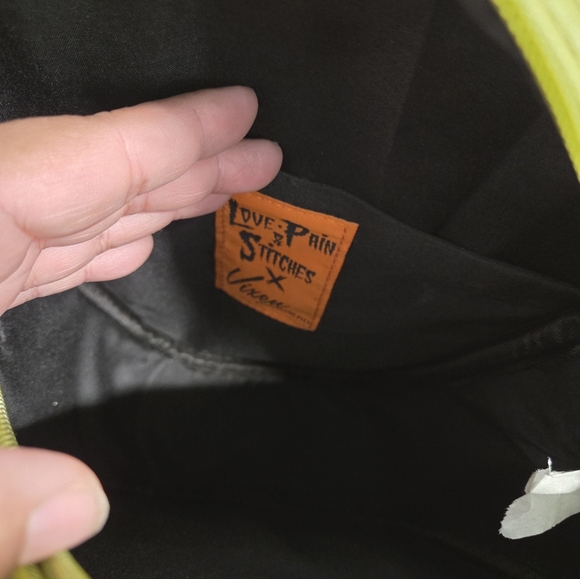 Love Pain And Stitches collab with Vixen Frankenstein face crossbody purse - Picture 8 of 8